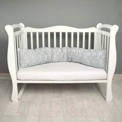 Подушка для беременных Amarobaby Дамаск / AB214004DS/11 (серый)