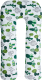 Подушка для беременных Amarobaby U-образная Кактусы / AMARO-40U-K (зеленый) - 
