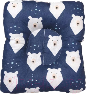 

Подушка детская Amarobaby, Baby Joy Белые медведи / AMARO-40BJ-BM