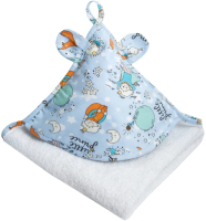 

Полотенце с капюшоном Amarobaby, Cute Love Мечтатель / AMARO-54CL-MPrB