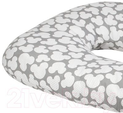 Подушка для беременных Amarobaby U-образная Мышонок / AMARO-40U-MS (серый)