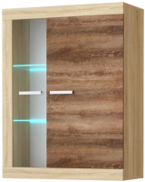 Шкаф навесной Памир Соната ВНС-800 (дуб сонома/сакраменто) - 