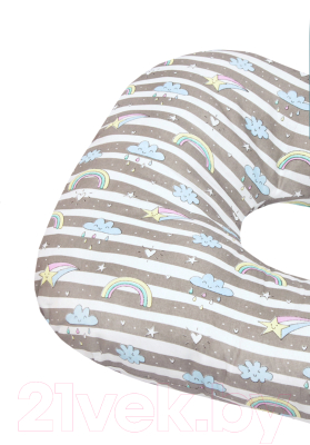 Подушка для беременных Amarobaby U-образная Радуга / AMARO-40U-R