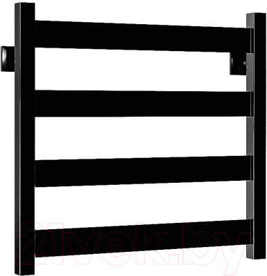 Изображение товара Полотенцесушитель водяной Stinox San Remo 50x50 / san50 Ral 9005 (черный матовый)