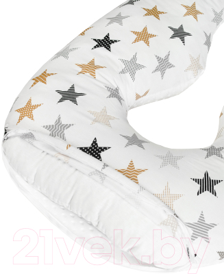 Подушка для беременных Amarobaby Звезды / AMARO-40A-ZP