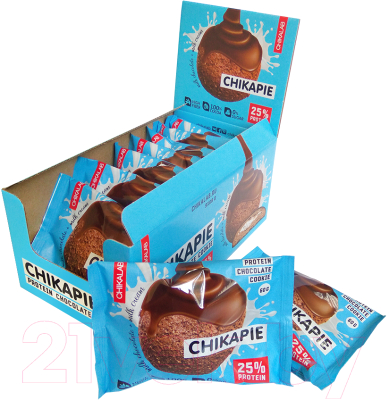 Протеиновое печенье Chikalab Шоколад (9x60г)