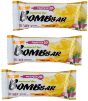 Набор протеиновых батончиков Bombbar Лимонный торт (20x60г) - 
