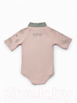 Купальник детский Happy Baby 50610 (розовый, р.104-110)