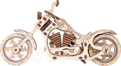 Мотоцикл игрушечный EWA Крузер с резиномотором