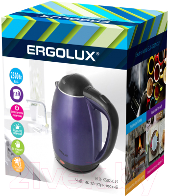 Электрочайник Ergolux ELX-KS02-C49