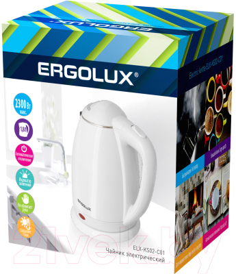 Электрочайник Ergolux ELX-KS02-C01