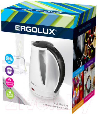Электрочайник Ergolux ELX-KP02-C32