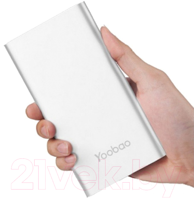 Портативное зарядное устройство Yoobao PL8 (серебристый)