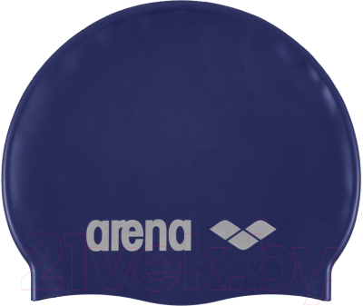 Шапочка для плавания ARENA Classic Silicone Cap / 91662 71 (Denim/Silver)
