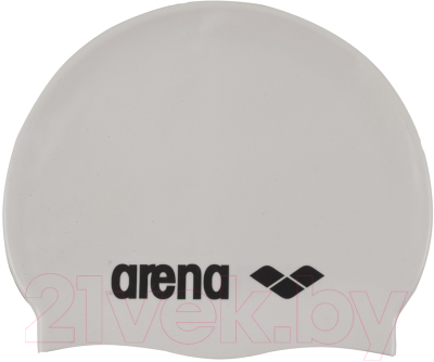 Шапочка для плавания ARENA Classic Silicone Cap / 91662 15 (White/Back)