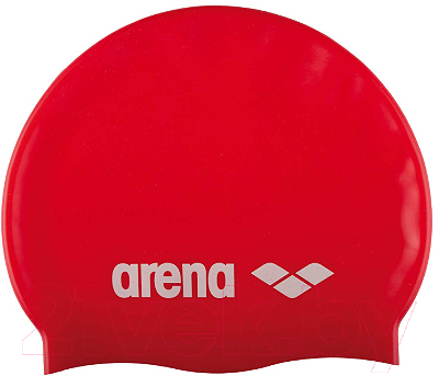 Шапочка для плавания ARENA Classic Silicone Cap / 91662 44 (Red/White)