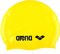 Шапочка для плавания ARENA Classic Silicone JR / 91670 35 (Yellow/Black) - 