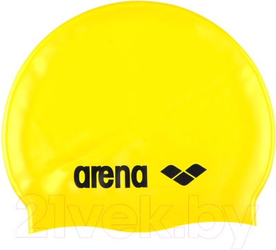 Шапочка для плавания ARENA Classic Silicone JR / 91670 35 (Yellow/Black)