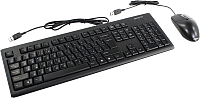 Клавиатура+мышь A4Tech KRS-8372 (черный/черный) - 