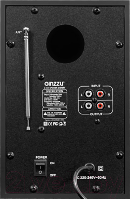 Мультимедиа акустика Ginzzu GM-406 2.1