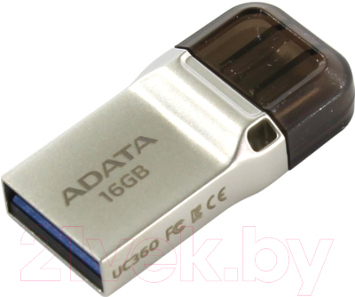 Usb flash накопитель A-data UC360 16GB Golden Retail (AUC360-16G-RGD)