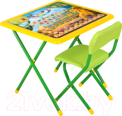 Комплект мебели с детским столом Дэми №к3-06 Король Лев (зеленый)