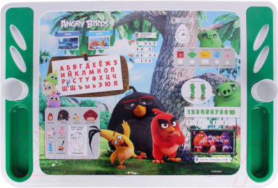 Комплект мебели с детским столом Дэми №у3-05 Damibabi Angry Bird (белый/зеленый)