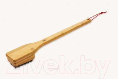 Щетка для чистки гриля Weber С бамбуковой ручкой 46см / 6276