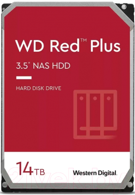 Жесткий диск Western Digital Red Plus 14TB (WD140EFGX)