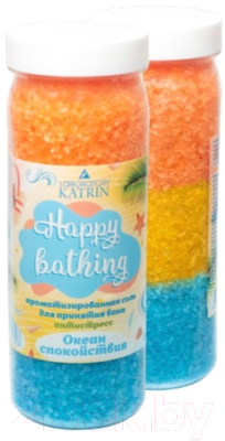 Соль для ванны Лаборатория Катрин Happy Bathing Антистресс Океан спокойствия Ароматизированая (700г)