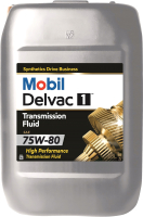 Трансмиссионное масло Mobil Delvac 1 Transmission Fluid 75W80 / 155220 (20л) - 