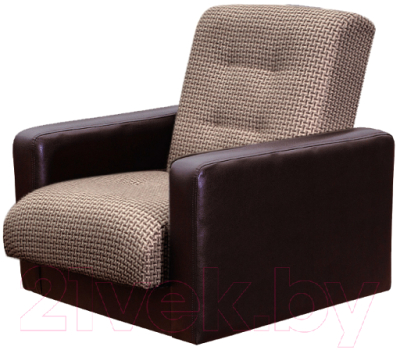Кресло мягкое Интер Мебель Лондон (рогожка микс коричневый)