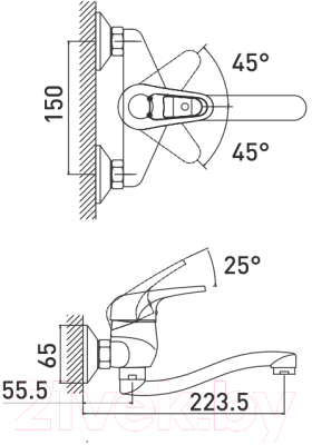 Смеситель Gross Aqua Optima 4548511-20S