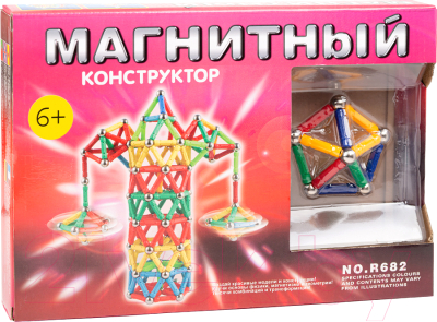 

Конструктор магнитный Kribly Boo, Башня / 79172