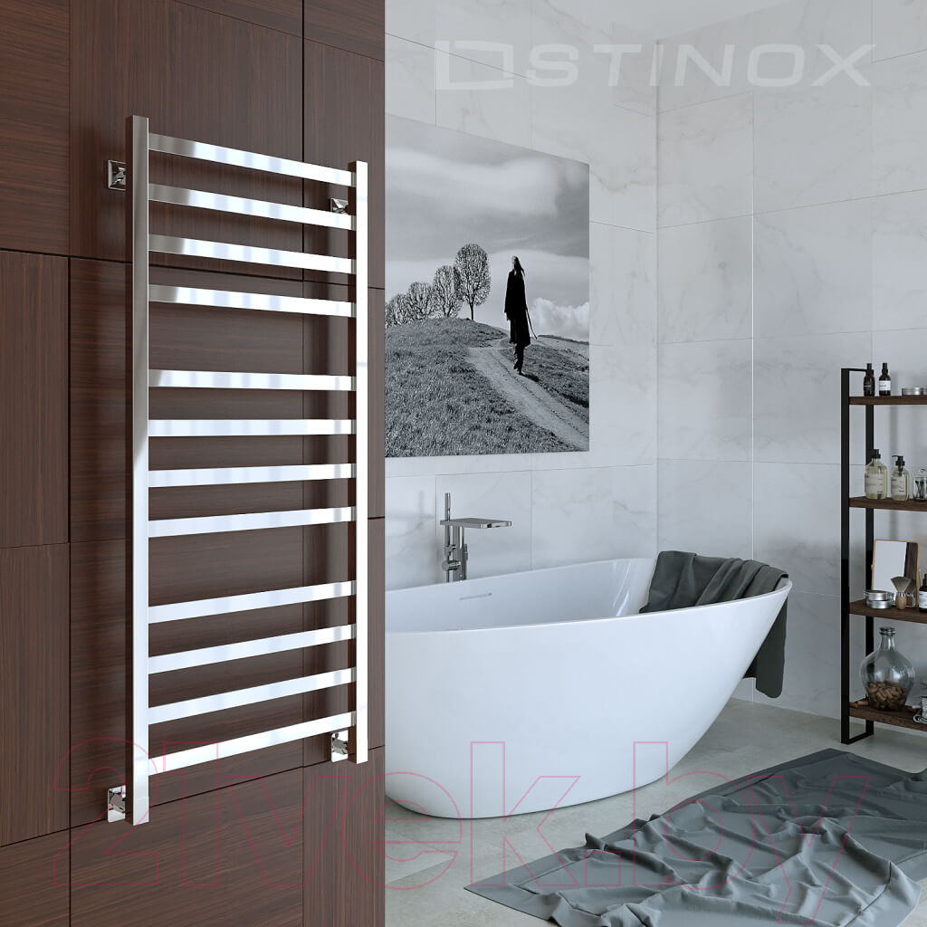 Полотенцесушитель водяной Stinox Prestige Luxe 50x120 / pr120l — фото 2