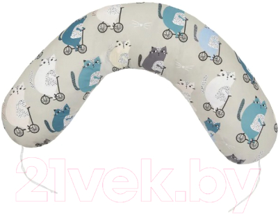 Наволочка на подушку для беременных Amarobaby Велосипедисты / AMARO-5001-Ve