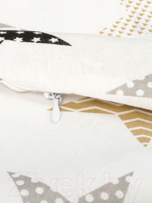 Наволочка на подушку для беременных Amarobaby Звезды / AMARO-5001-ZP (пэчворк)