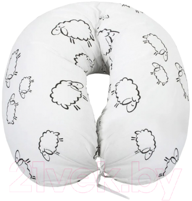 Наволочка на подушку для беременных Amarobaby Овечки / AMARO-5001-O