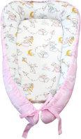

Кокон-гнездышко для новорожденных Amarobaby, Little Baby Мышата в облаках
