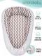Миниатюра изображения товара Кокон-гнездышко Amarobaby Prestige Baby (коричневый/белый)