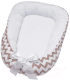 Миниатюра изображения товара Кокон-гнездышко Amarobaby Prestige Baby (коричневый/белый)