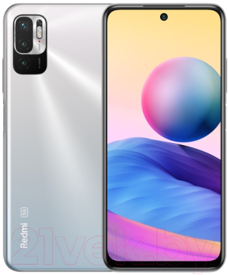 

Смартфон Xiaomi, Redmi Note 10 5G 4GB/64GB (серебристый хром)