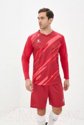 Футбольная форма Kelme Long Sleeve Goalkeeper Suit / 3801286-600 (XL, красный)