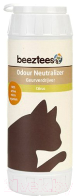 Средство для нейтрализации запахов Beeztees для кошачьего туалета Лимон / 400140 (750г)