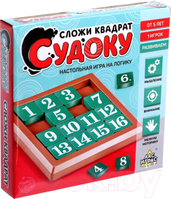 

Настольная игра Лас Играс, Сложи квадрат / 5121159