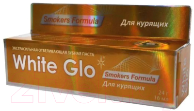 Зубная паста White Glo Отбеливающая Для курящих (24г)