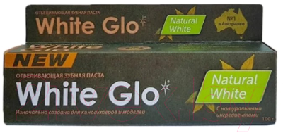 

Зубная паста White Glo, Отбеливающая Натуральная белизна