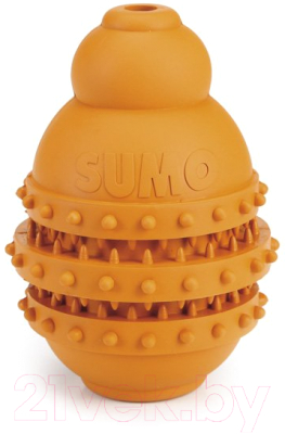 Игрушка для собак Beeztees Sumo Play Dental / 626630 (M, оранжевый)