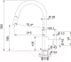 Миниатюра изображения товара Смеситель Franke Lina 115.0626.057