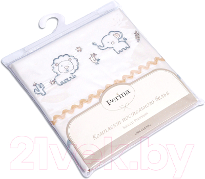 

Комплект постельный детский Perina, Toys. Зверюшки / ТС2.120-02.2